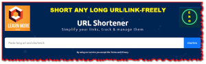 URL Shortner ,How to short website long Links URL Shortner ,How to short website long Links ,Youtube link Shortner,Free URL shortner,Learnmoretrick