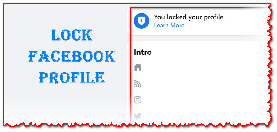 How to lock your Facebook profile i 100% working method